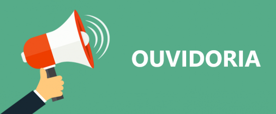 Logotipo do serviço: OUVIDORIA PRESENCIAL